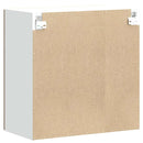 vidaXL konyhai fali szekrény üvegajtóval Lucca sonoma tölgy