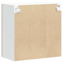 vidaXL konyhai fali szekrény üvegajtóval Lucca kézműves tölgy