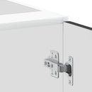 vidaXL Porto fekete szerelt fa konyhai alapszekrény