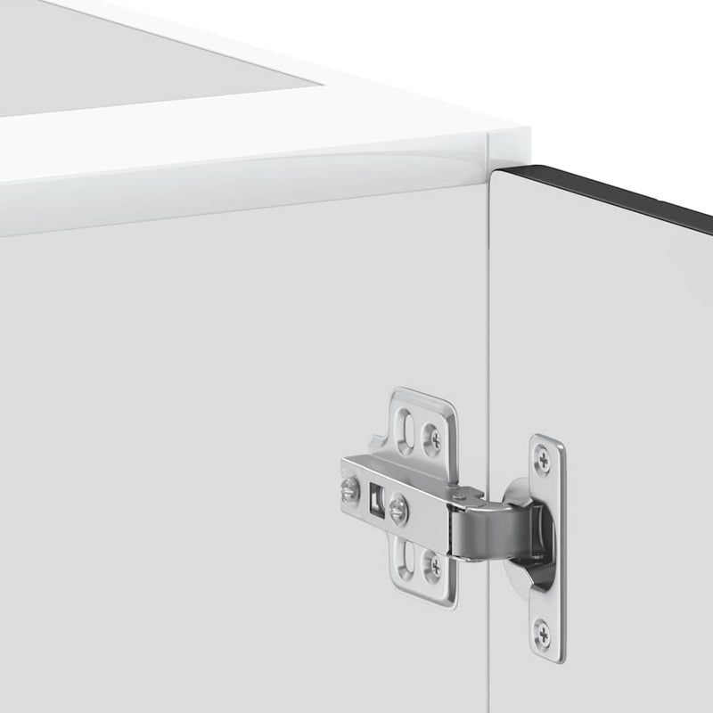 vidaXL Porto fekete szerelt fa konyhai alapszekrény