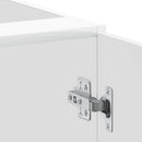 vidaXL Porto magasfényű fehér szerelt fa konyhai alapszekrény