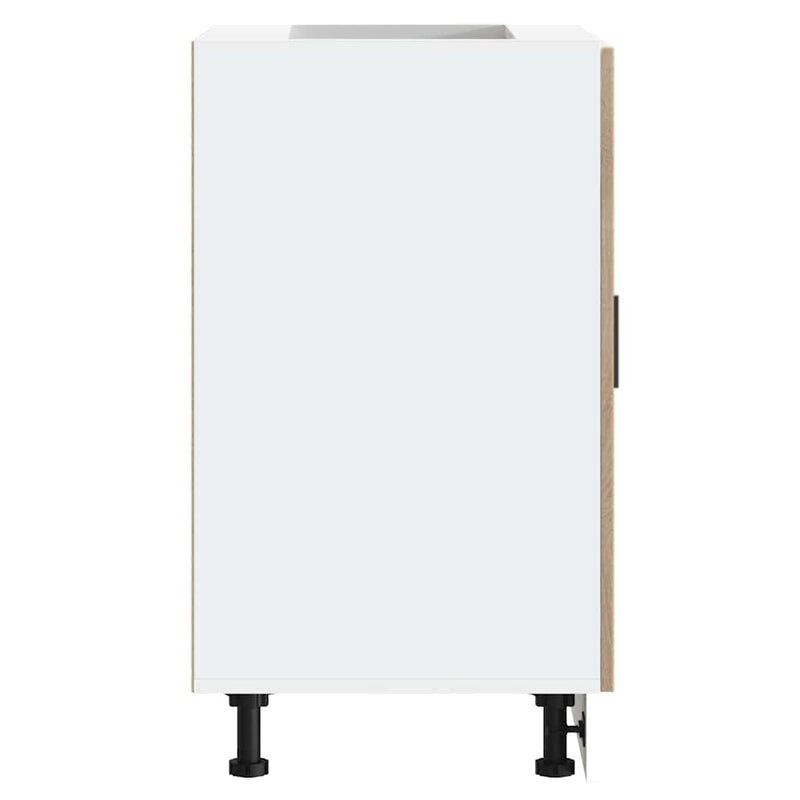 vidaXL Porto sonoma tölgy színű szerelt fa konyhai alapszekrény