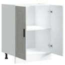 vidaXL Porto betonszürke szerelt fa konyhai alapszekrény