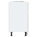 vidaXL Porto betonszürke szerelt fa konyhai alapszekrény