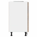 vidaXL Porto füstös tölgy színű szerelt fa konyhai alapszekrény