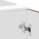 vidaXL Porto füstös tölgy színű szerelt fa konyhai alapszekrény