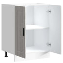 vidaXL Porto szürke sonoma színű szerelt fa konyhai alapszekrény