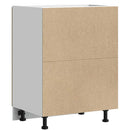 vidaXL Porto antik fa színű szerelt fa konyhai alapszekrény