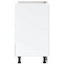 vidaXL mosdóaljzatos szekrény "Porto" Magasfényű fehér Műfa