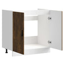 vidaXL mosdóaljzatos szekrény "Porto" Füstölt tölgy Gépelt fa