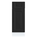 vidaXL Porto fekete szerelt fa konyhai alapszekrény