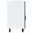 vidaXL Porto fekete szerelt fa konyhai alapszekrény