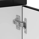 vidaXL Porto fekete szerelt fa konyhai alapszekrény