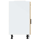 vidaXL Porto kézműves tölgy színű szerelt fa konyhai alapszekrény