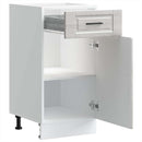 vidaXL Porto szürke sonoma színű szerelt fa konyhai alapszekrény