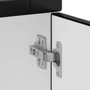 vidaXL Porto fekete szerelt fa konyhai alapszekrény