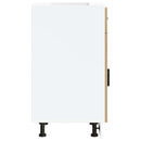 vidaXL Porto sonoma tölgy színű szerelt fa konyhai alapszekrény