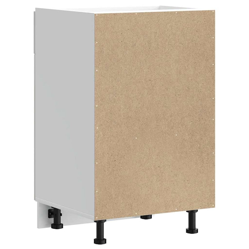 vidaXL Porto betonszürke szerelt fa konyhai alapszekrény