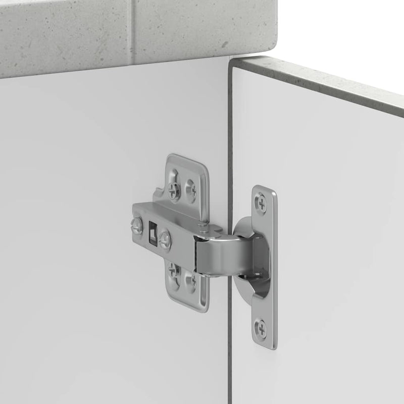 vidaXL Porto betonszürke szerelt fa konyhai alapszekrény