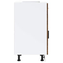 vidaXL Porto füstös tölgy színű szerelt fa konyhai alapszekrény