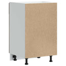 vidaXL Porto füstös tölgy színű szerelt fa konyhai alapszekrény