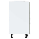 vidaXL Porto szürke sonoma színű szerelt fa konyhai alapszekrény