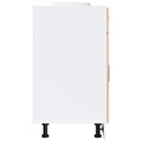 vidaXL Porto sonoma tölgy színű szerelt fa konyhai alapszekrény