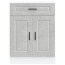 vidaXL Porto betonszürke szerelt fa konyhai alapszekrény