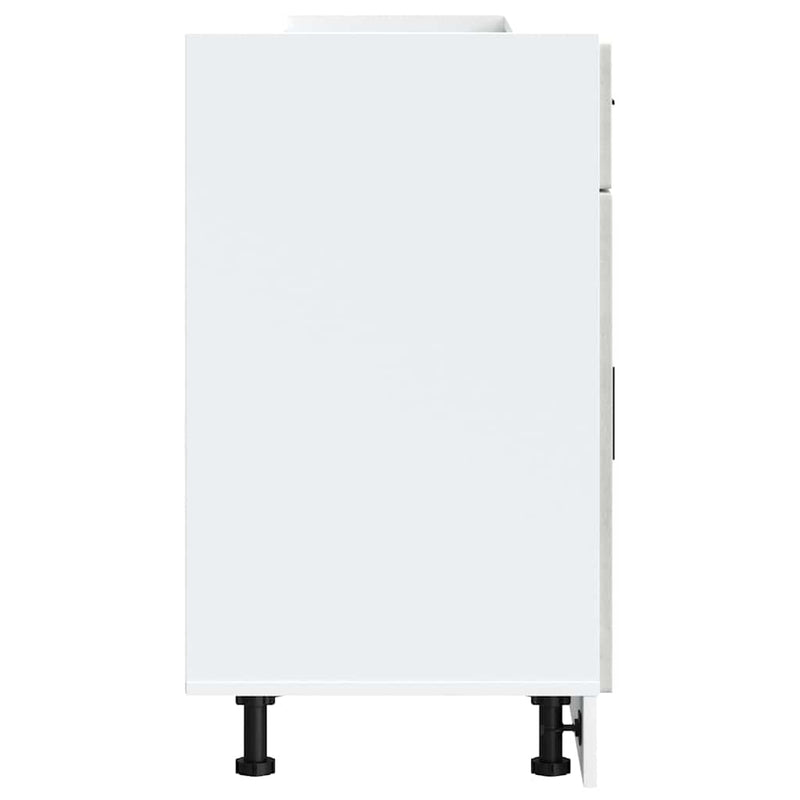 vidaXL Porto betonszürke szerelt fa konyhai alapszekrény