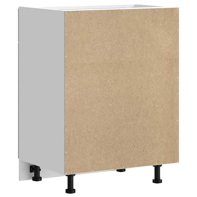 vidaXL Porto szürke sonoma színű szerelt fa konyhai alapszekrény