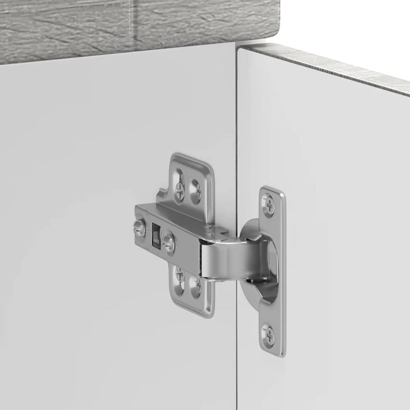 vidaXL Porto szürke sonoma színű szerelt fa konyhai alapszekrény