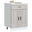 vidaXL Porto szürke sonoma színű szerelt fa konyhai alapszekrény