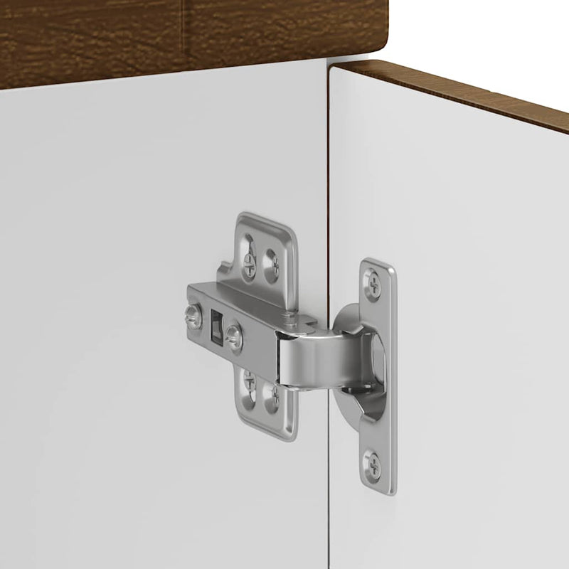 vidaXL Porto barna tölgy színű szerelt fa konyhai alapszekrény