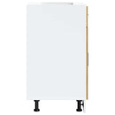 vidaXL Porto kézműves tölgy színű szerelt fa konyhai alapszekrény