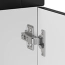 vidaXL Porto fekete szerelt fa konyhai alapszekrény