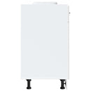 vidaXL Porto magasfényű fehér szerelt fa konyhai alapszekrény