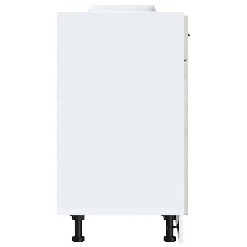 vidaXL Porto betonszürke szerelt fa konyhai alapszekrény