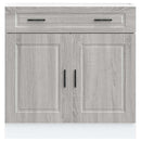 vidaXL Porto szürke sonoma színű szerelt fa konyhai alapszekrény