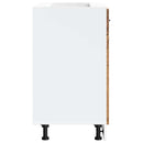 vidaXL Porto antik fa színű szerelt fa konyhai alapszekrény