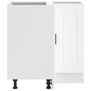 vidaXL Porto fehér szerelt fa Konyha sarokszekrény