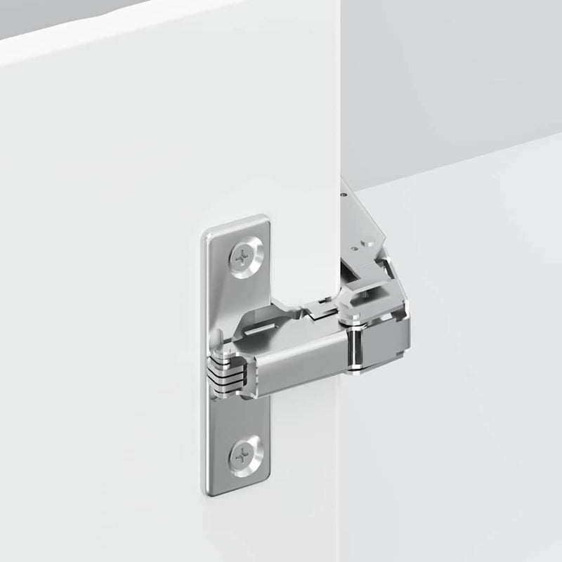 vidaXL Porto magasfényű fehér szerelt fa Konyha sarokszekrény