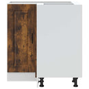 vidaXL Porto füstös tölgy színű szerelt fa Konyha sarokszekrény