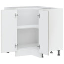 vidaXL Porto szürke sonoma színű szerelt fa Konyha sarokszekrény