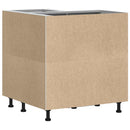 vidaXL Porto szürke sonoma színű szerelt fa Konyha sarokszekrény