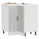 vidaXL Porto szürke sonoma színű szerelt fa Konyha sarokszekrény