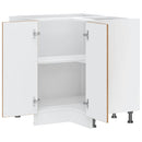 vidaXL Porto antik fa színű szerelt fa Konyha sarokszekrény