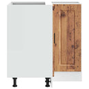 vidaXL Porto antik fa színű szerelt fa Konyha sarokszekrény