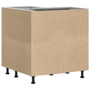 vidaXL Porto kézműves tölgy színű szerelt fa Konyha sarokszekrény