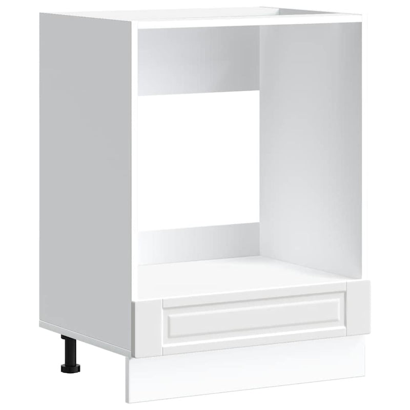 vidaXL Porto fehér szerelt fa sütőszekrény