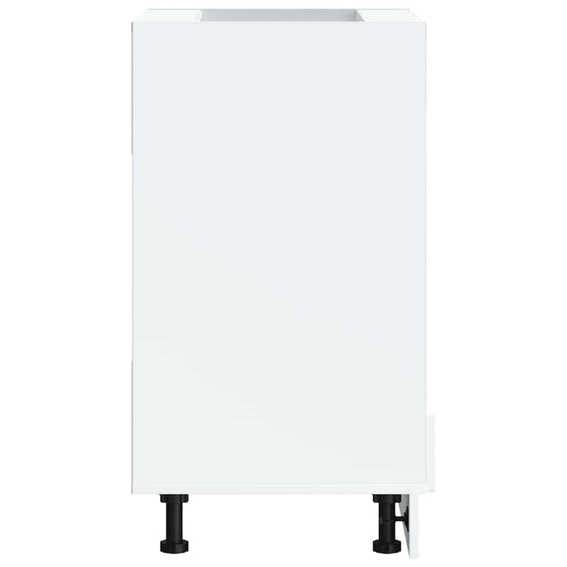 vidaXL Porto fehér szerelt fa sütőszekrény